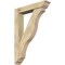 Ekena Millwork Funston Traditional Rough Sawn Bracket w/ Offset Brace, Douglas Fir, 6"W x 30"D x 42"H BKT0604X30X42FST01RDF - alternate 1